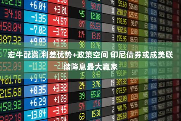 宏牛配资 利差优势+政策空间 印尼债券或成美联储降息最大赢家